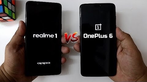 Realme 1 Vs OnePlus 6 SpeedTest Comparison I Didn