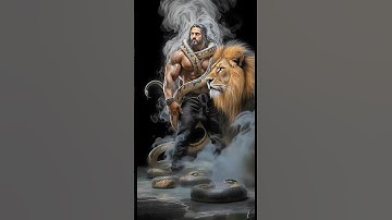 Human Lion and Snake Fusion #hybrid  #morph  #animalfusion  #ai  #aiart  #livewallpaper