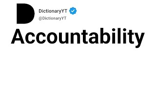 Accountability Synonyms/Thesaurus/Similar Words 