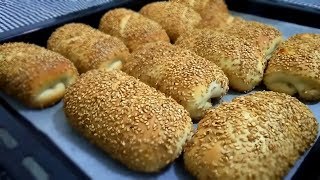 Simit Poğaça - Peynirli Simit Poğaça - Poğaça Nasıl Yapılır - Turkish Food - Anneyemmek