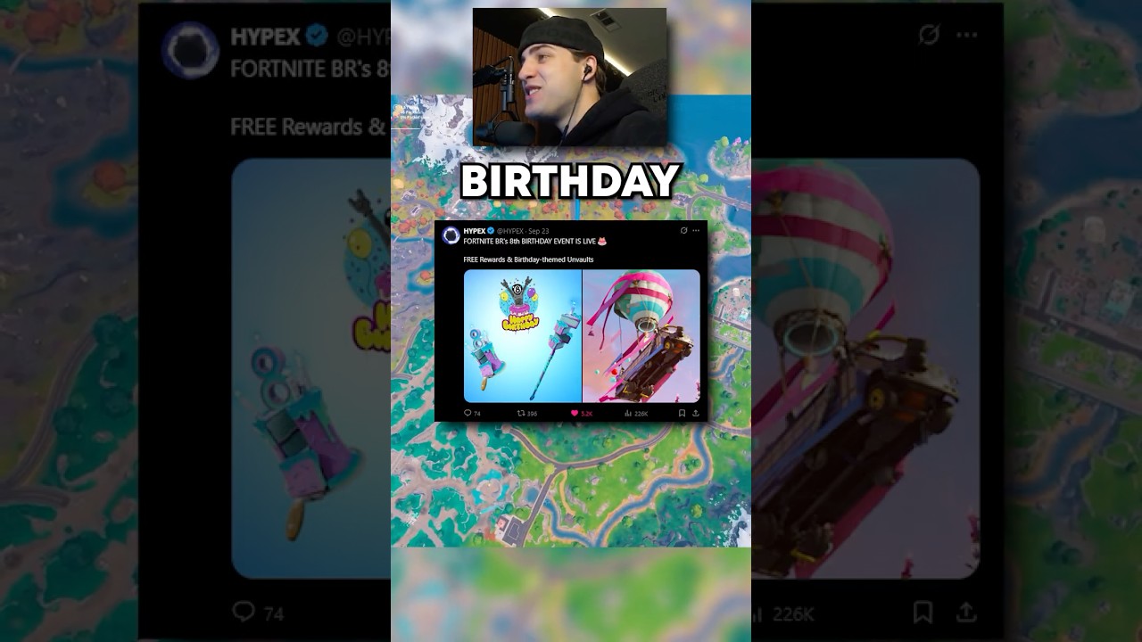 It's Fortnite's Birthday 🥳