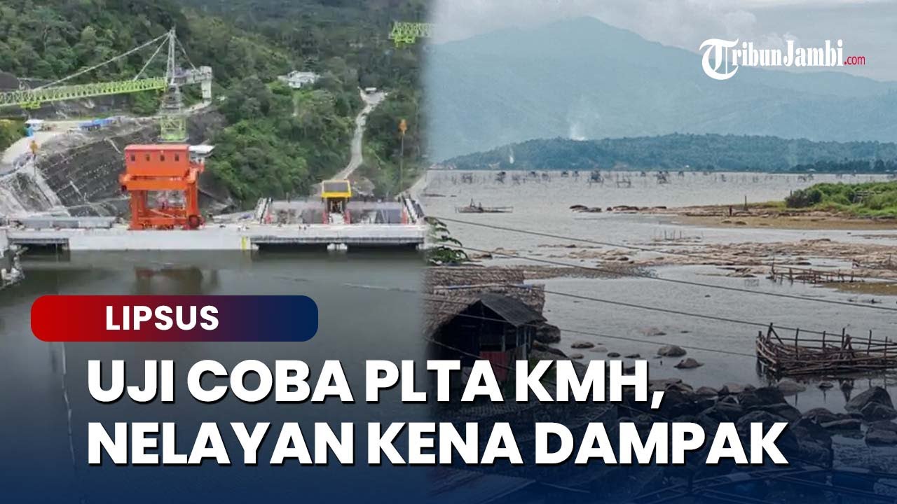 Tinggi Muka Air Danau Kerinci Surut 2 Meter Saat Uji Coba PLTA KMH
