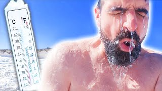 Freezing POLAR PLUNGE Into ICY Atlantic Ocean | Family Travel