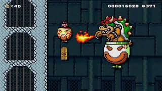 Bowsers Final Castle by Trisomat 🍄Super Mario Maker 2 Switch 2 No Commentary #dvl