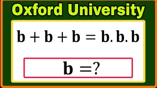 Only Smart Students Can Solve This Oxford Math Trick!