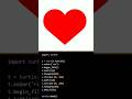 Can Python Draw a Perfect Heart? ❤️🐍 #coding #shortsvideo #pythonturtle #education #python