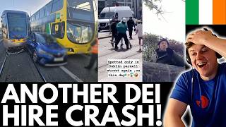 DEI HIRE BUS + TRAIN CRASH IN DUBLIN CITY TODAY!!!