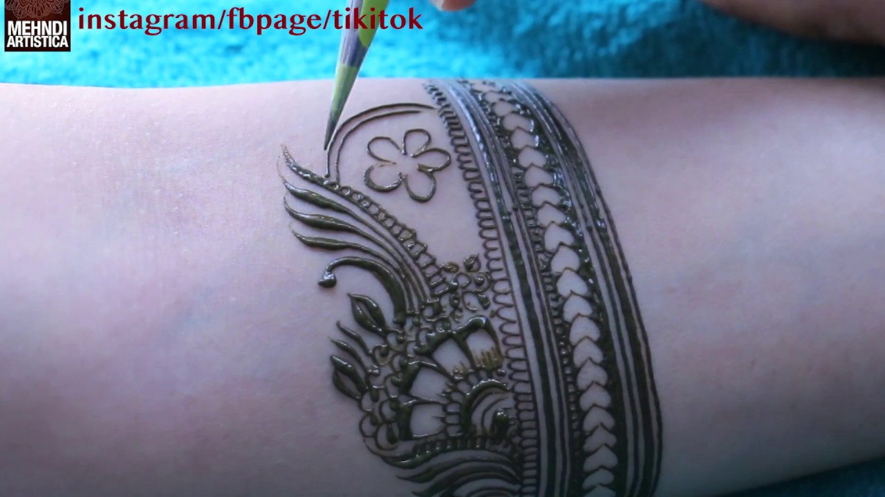 Most satisfying mehndi design video || Too beautiful Mehendi design for hands || Easy Henna designs