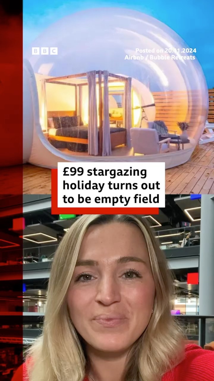 Couple's £99 stargazing break was actually an empty field. #Scam #BBCNews
