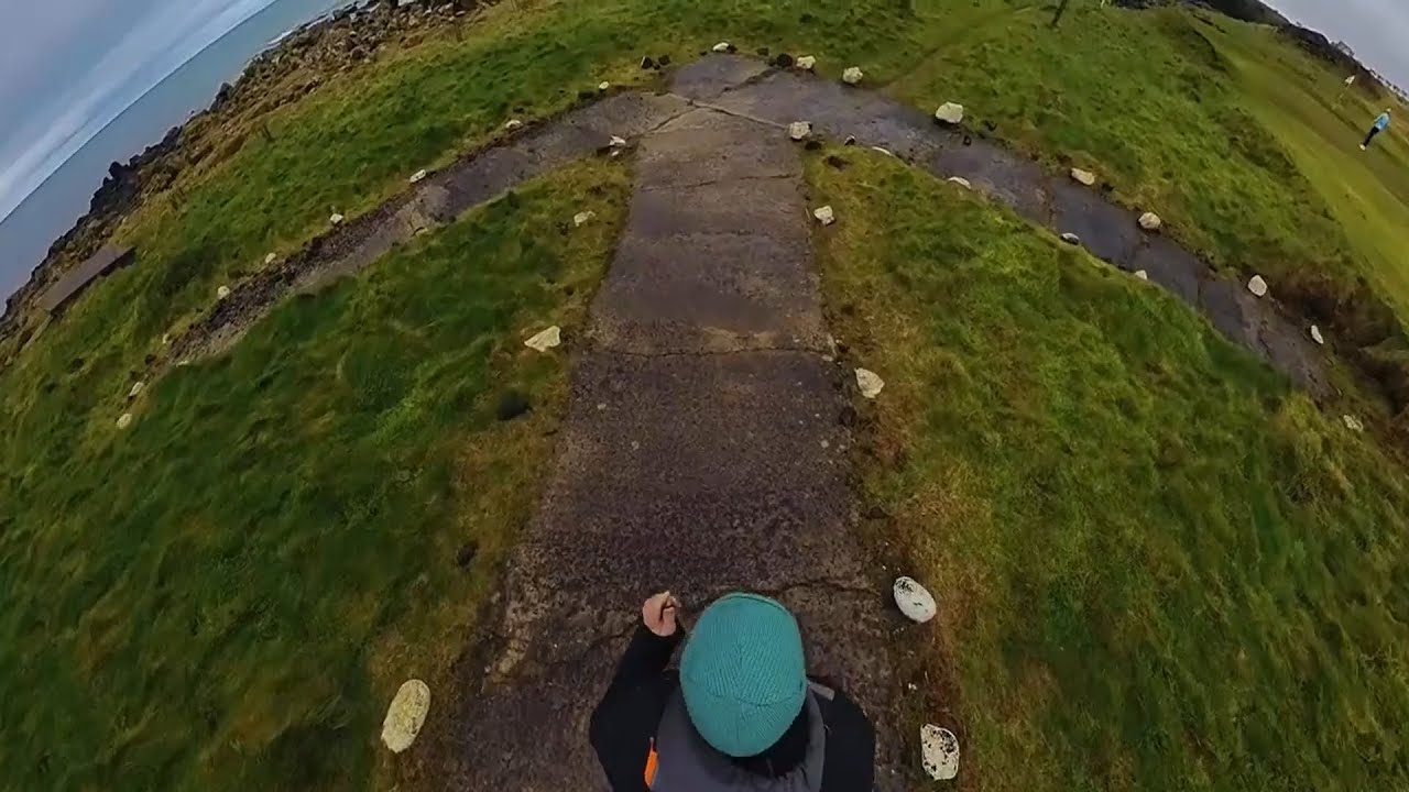 Portrush to Portstewart walk along the coast path