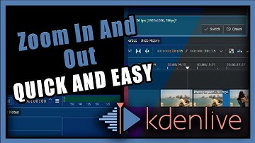 Kdenlive Tutorial: How To Zoom In And Out In Kdenlive