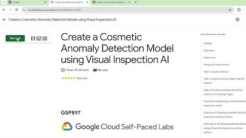 Create a Cosmetic Anomaly Detection Model using Visual Inspection AI