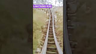 LIGHTNING ROD Front Seat POV Dollywood Roller Coaster #shorts #FrontSeatMedia #AllCoasters