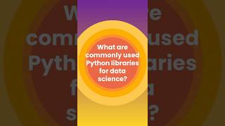 Must-Know Python Libraries for Data Science 🤯#shorts #pyhton #learnpython #pythonforbeginners #exam