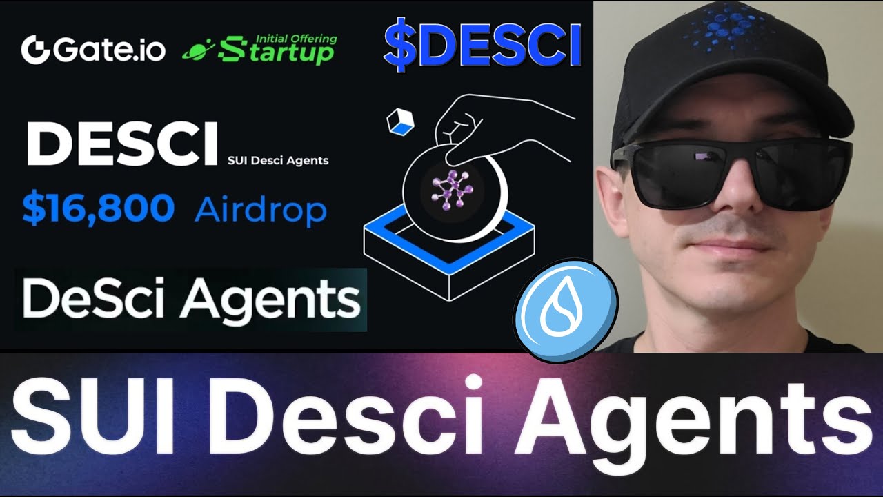 $DESCI - SUI DESCI AGENTS TOKEN CRYPTO COIN HOW TO BUY GATE APE TERMINAL  CETUS TURBOS FINANCE AI SCI