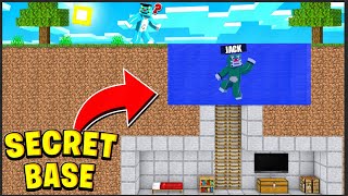 Oggy Make Underwater Secret Base With Jack | In Minecraft | Rock Indian Gamer |