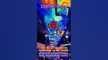 Farewell boring ceilings,hello breathtaking views!#leddisplay #ledfactory #ledwall #ledscreen #3d