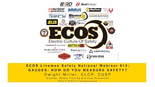 ECOS LSNW 013: GAUGES - HOW DO YOU MEASURE SAFETY? #ohioselectriccooperatives #lineman #ecos #cusp