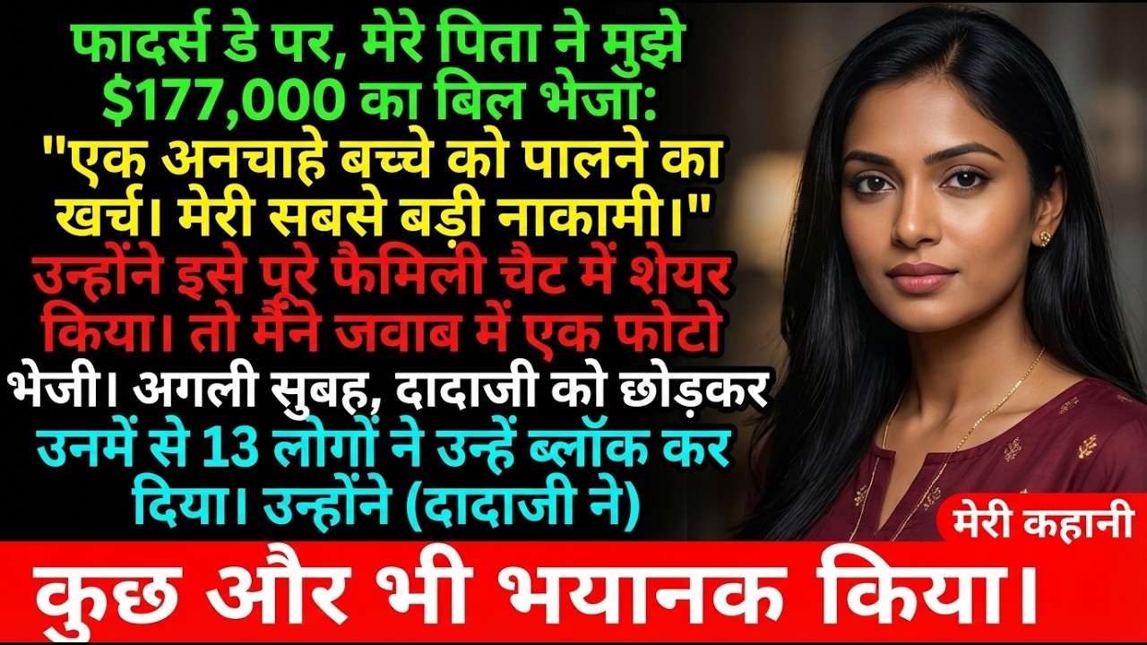 फादर्स डे पर, मेरे पिता ने मुझे $177,000 का बिल भेजा: