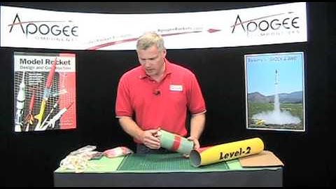 Building the Level-2 Fiberglass Rocket Kit - 19: Installing Parachutes