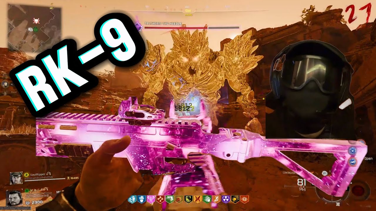 جربنه السم جي RK-9 😱على الوحش استر ميلورن black ops7 zombies