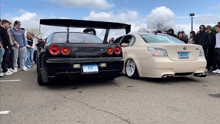 2024 QUINNIPIAC UNIVERSITY CAR CLUB SPRING CAR SHOW PT 4 EXHAUST COMPETITION !!