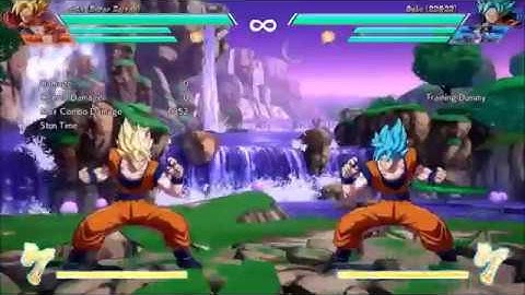 Goku Combo collection MAX Crazy optimal BNB and more DragonBall Fighterz solo
