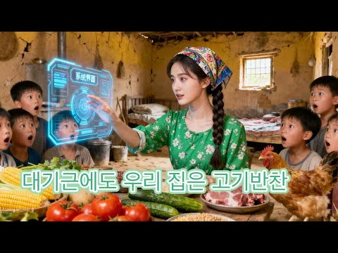 💥【한국어 자막】식량박사가 기근 시대에 날아왔다: 하루 아침에 가문을 구하고 나라까지 살리다!!#korean #drama