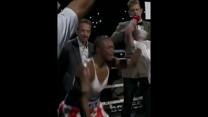 CLARESSA SHIELDS REACTS TO DEFEATING SAVANNAH MARS...