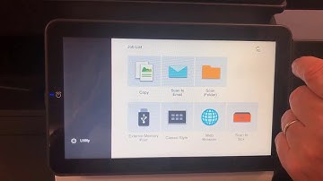 Konica Minolta bizhub C250i - How to modify default settings for basic style view