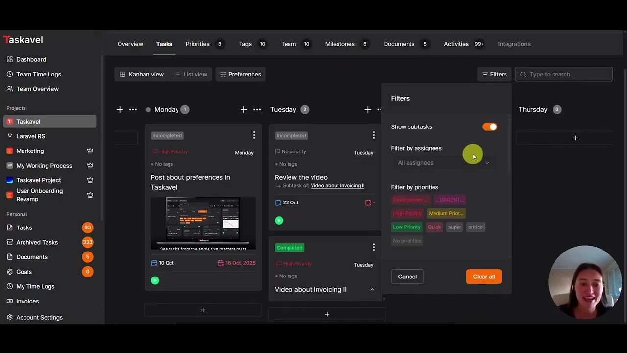 Make Hidden Work Visible with Subtasks | Taskavel