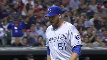 KC@CLE: McCarthy escapes bases-loaded jam in 7th