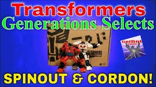 Transformers Generations Selects Cordon and Spinout - GotBot True Review NUMBER 960