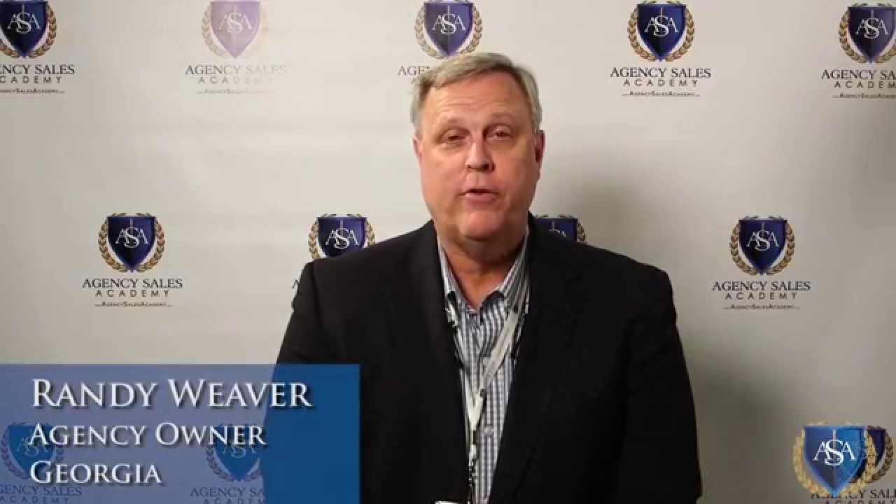 Agency Sales Academy testimonial - Randy Weaver, Agency Owner - YouTube