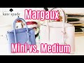 Kate Spade Mini Margaux vs. Medium Margaux | Comparing the Mini and Medium Margaux Handbag | Try On