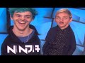 Ninja on The Ellen Show but it’s awkward...