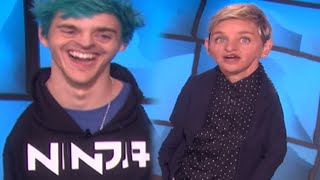Ninja on The Ellen Show but it’s awkward... Ninja on The Ellen Show but it’s awkward...