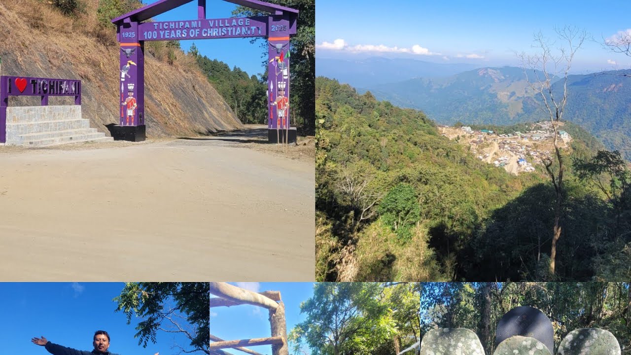 Went to view point at tichipami village 🩷🩷🩷