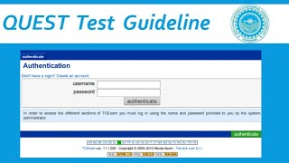 QUEST computerized Entry Test Guideline All Details QAUTS