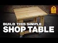 Simple rolling workbench build  free plans