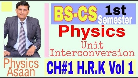 Converting Units in Physics/Chain link rule of conversion /BSCS-Physicsc/ Physics Numerical HRK