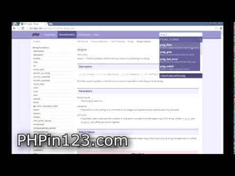 PHP - How to Read a Function Definition or Prototype