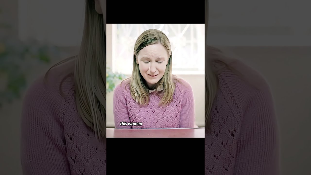 This woman cries noodles, and she tries everything to make them flow.