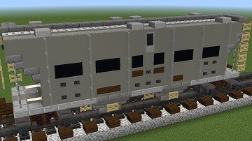 Minecraft Delaware & Hudson Covered Hopper Car Tutorial