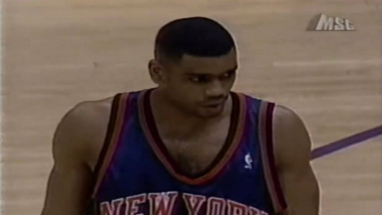 Allan Houston Knicks 21 pts vs Bucks (1998)