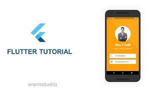 Part 2:Flutter Beginners Tutorial Apps - Business Card App using flutter