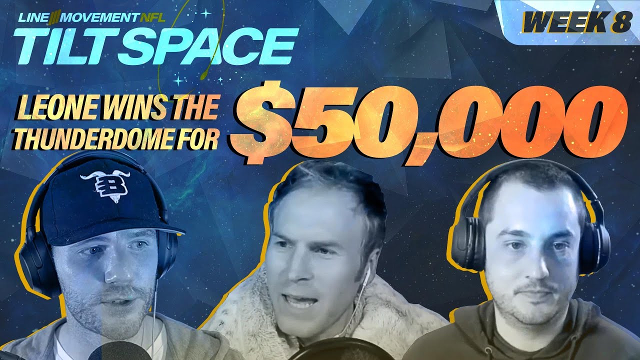 NFL Week 8 Tilt Space - Leone wins $50,000 on DraftKings (@PeterOverzet @TheJoeHolkaShow & Pat Kerrane)