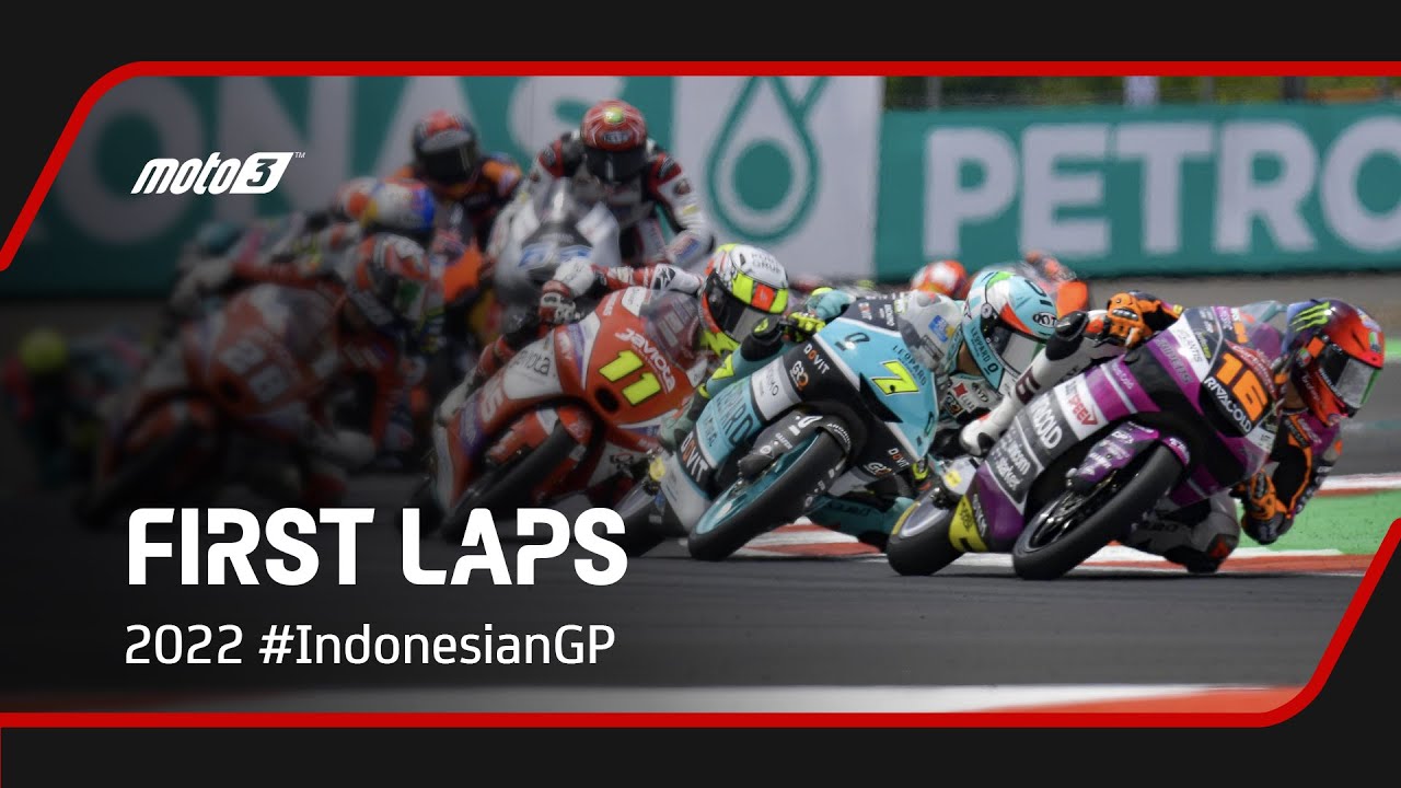 Moto3™ First Laps 2022 #IndonesianGP 🇮🇩