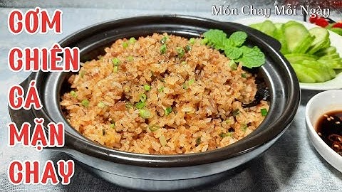 CƠM CHIÊN CÁ MẶN CHAY Ngon, Dể Làm Đón Tết| Món Chay Mỗi Ngày #882| Vegetarian Salty Fish Fried Rice
