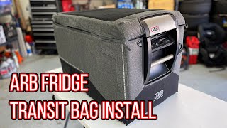 ARB fridge transit bag unboxing, install, and review!